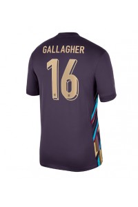 Engeland Conor Gallagher #16 Voetbaltruitje Uit tenue EK 2024 Korte Mouw